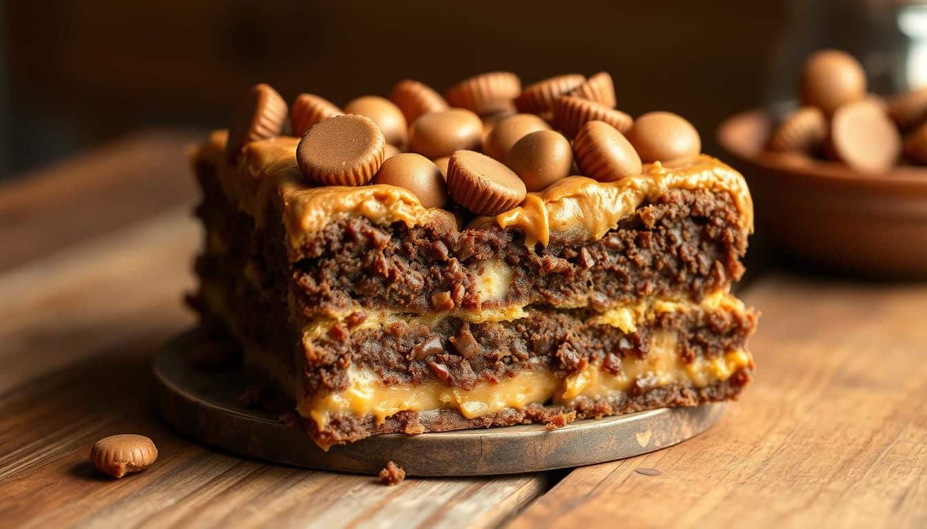 Peanut Butter Cup Dump Cake